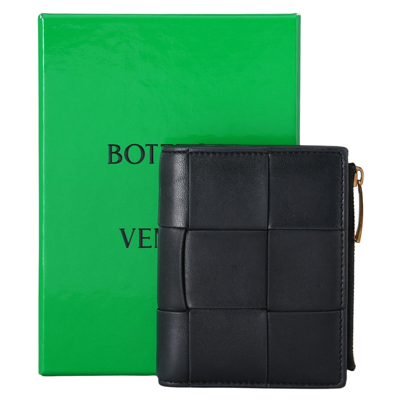 BOTTEGA VENETA(USED)보테가베네타 스몰 폴더형 지퍼 지갑
